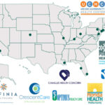 Vaccine Ambassador project award winners on map with logos