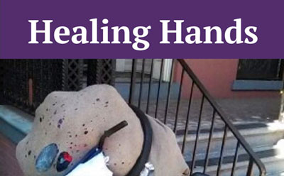 Healing hands January issue cover