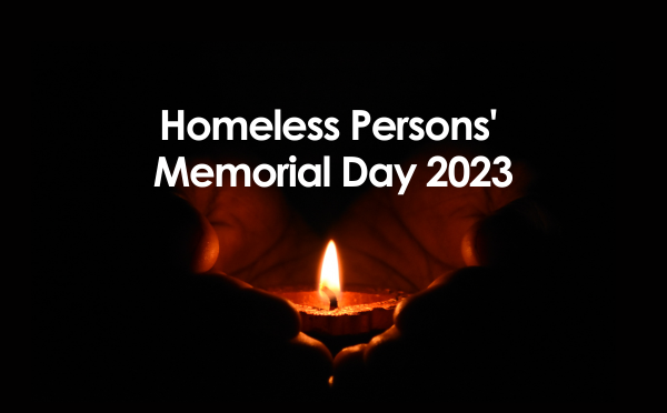 Homeless Persons' Memorial Day 2023